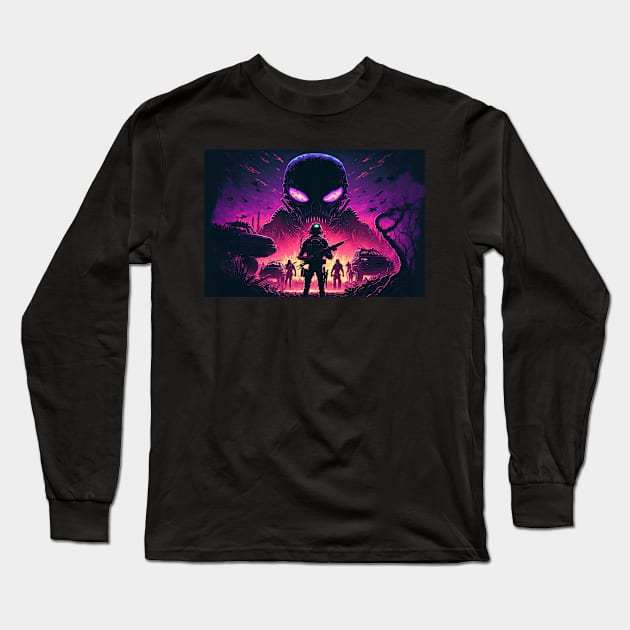 Alien Invasion Vol. 6 Long Sleeve T-Shirt by JoeBurgett